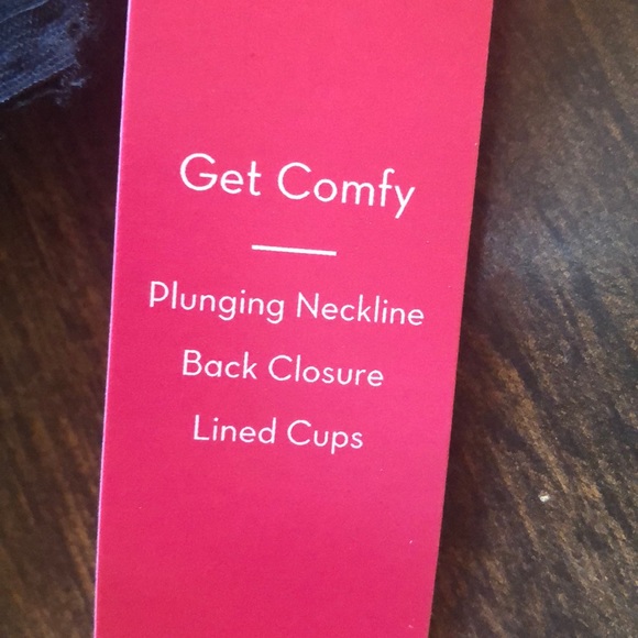 New Lace Bralette black  s. S Halter Lined Cup NWT - Picture 7 of 7